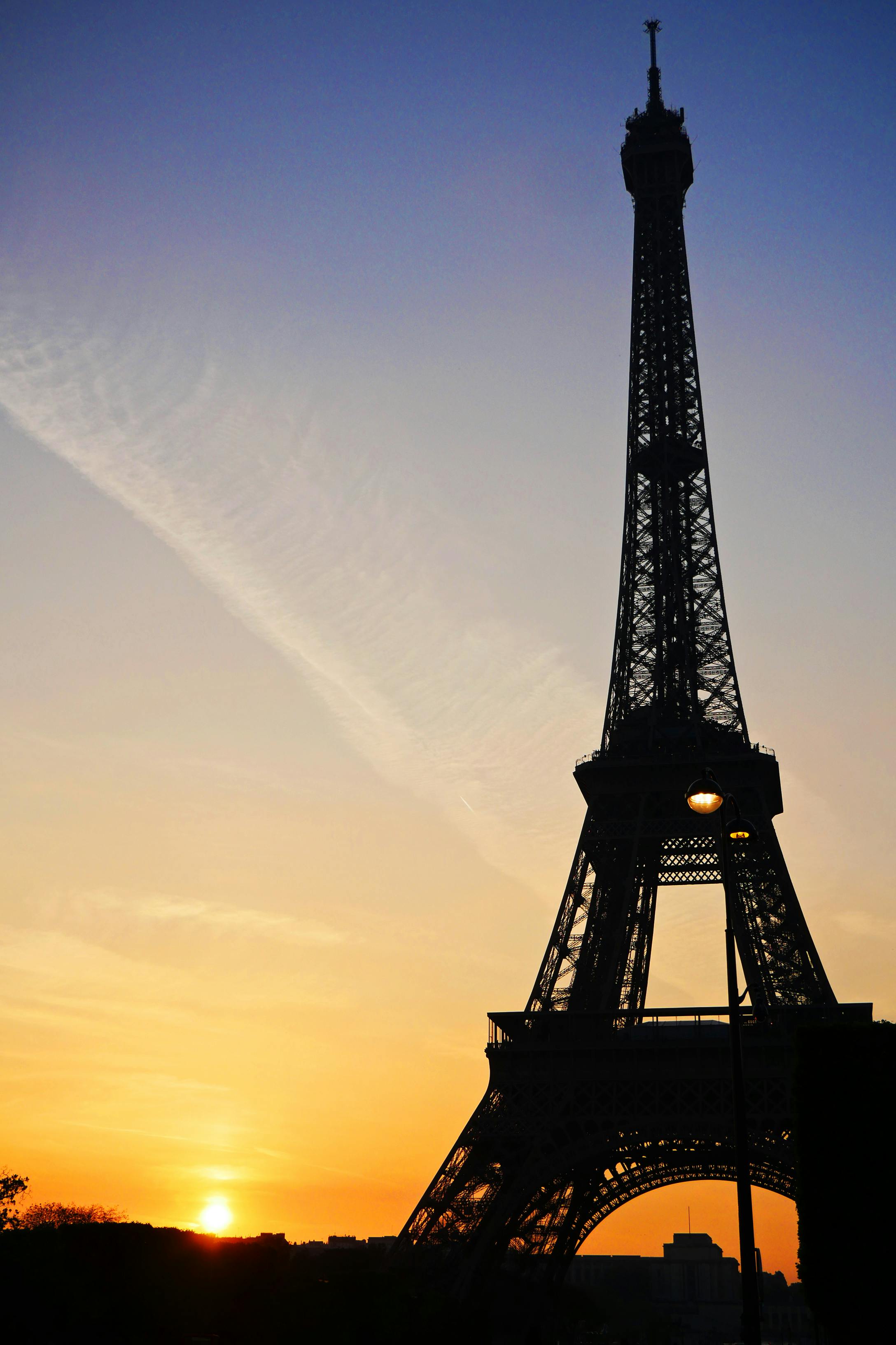 Eiffel Tower view from Invalides district