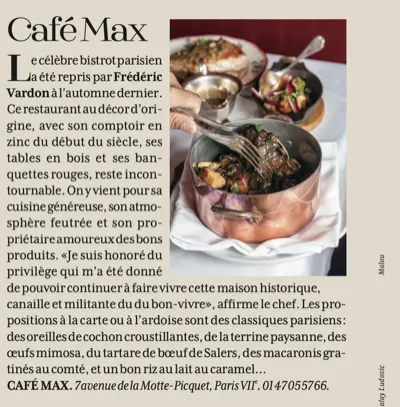 Figaro Madame Japon — Article Figaro Madame Japon — Café Max