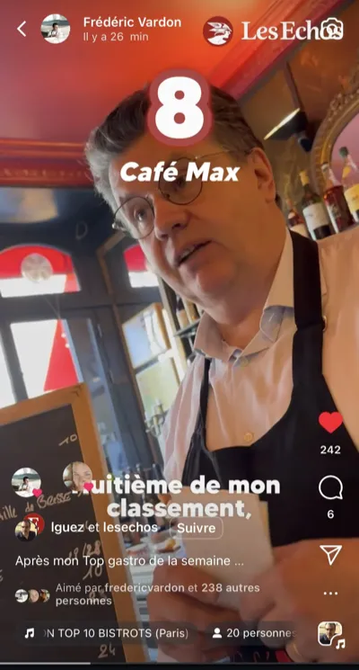 Les Echos / Laurent Guez — Top 10 Bistrots de Paris — Les Echos